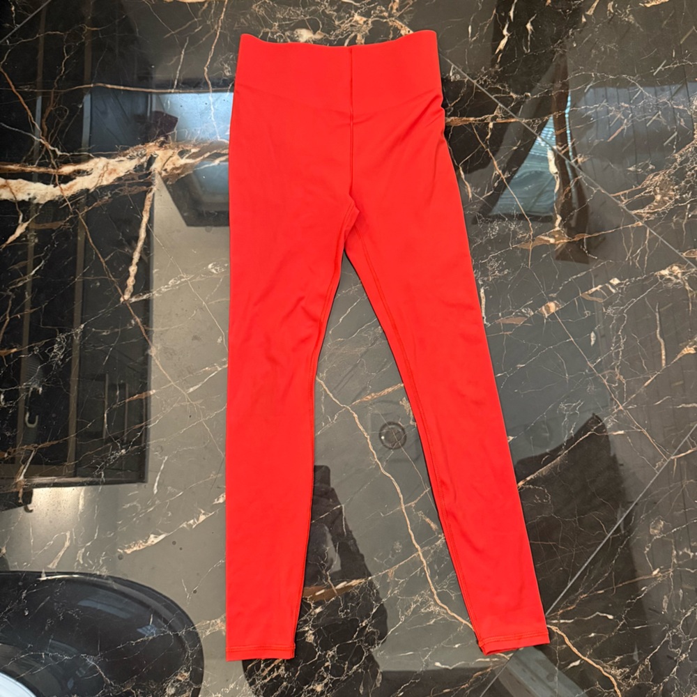 Savage X Fenty Bright Red Leggings Comfortable Bottoms